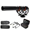 Comica VM20 Shotgun External Camera Stepless Gain 60 Hours of Compatible with SLR and More Microphone, Microphone, High-Sensitivity Microphone,