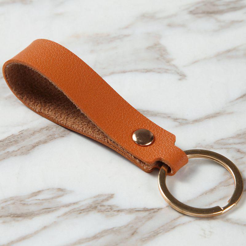 PU Leather Card Holder Keychain Key Ring Door Lock Access Tags ID Card Case Keychain Access Card Bag Key Tag Ring