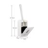Bucket Brush Set for Cleaning Toilets Detachable Toilet Brush Floor-Standing Punch Free Long Handle Toilet Brush Bathroom