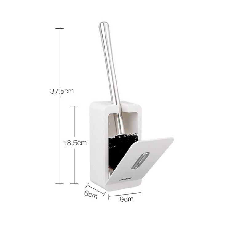 Bucket Brush Set for Cleaning Toilets Detachable Toilet Brush Floor-Standing Punch Free Long Handle Toilet Brush Bathroom