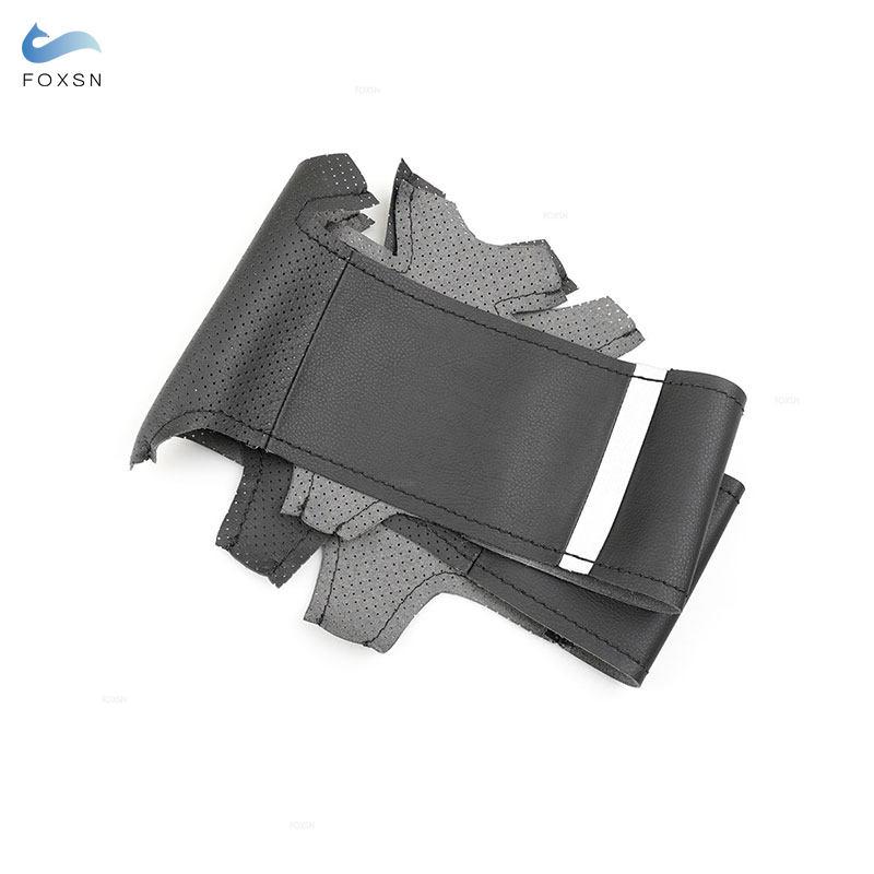 For BMW M Sport F30 F31 F34 F45 F46 F22 F23 M235i M240i X1 F48 X2 F39 Perforated Leather Steering Wheel Cover Trim