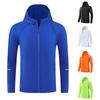 Summer Couple's Running Jacket, Sports Hooded Sunscreen Jacket, Men's Quick Drying Reflective Fitness Jacket, Men's and Women's