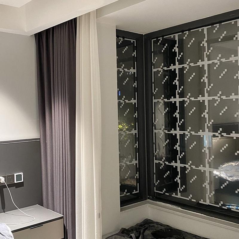 1/4/8/10/12/20/30Pcs Pixel Style Glass Window Sticker Electrostatic Stickers Home Window Decoration Festival Dress Up Diy Gift