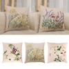 DIY Pillow Cover Cross Stitch Embroidery Pillowcase Kit Handwork Bouquet Needlework Flower Design