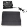 10W Solar Panel Fan Kit Waterproof Cooling Ventilator for Dog Chicken House Greenhouse