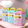 Children's Toy Password Fingerprint Smart Cartoon Music Light Piggy Bank Smart Piggy Bank Automatic Piggy Bank