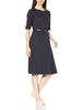 Formal Dress 3020SC Dark Navy SS [Fork] Women's