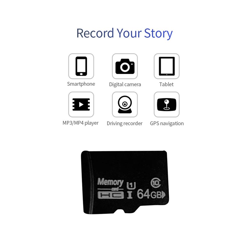 64GB Micro SDXC UHS-I Card High Speed Micro SD Flash Memory Card TF Card for Smartphones, Android