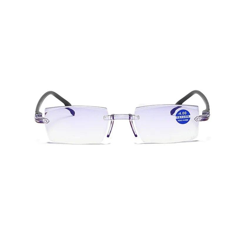 Prescription Eyeglasses Women Men Myopia Glasses Anti-Blue Light Optical Reading Myopia Glasses--1.0 -1.5 -2.0 -2.5- 3.0 -3.5 -4.0-4.5-5.0-6.0