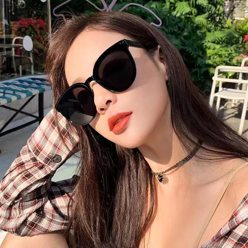 Women'S Sunscreen Sunglasses Versatile High-End Sunglasses Women'S Face Small Glasses With Glasses