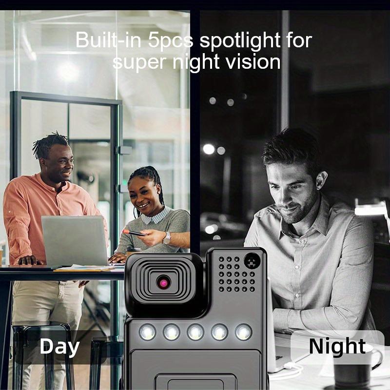 Smart Recorder - 180 Degree Rotatable Lens, Handheld Pocket Camera, USB Charging, Perfect Gift for Holidays and Birthdays (SD Card Not Included)