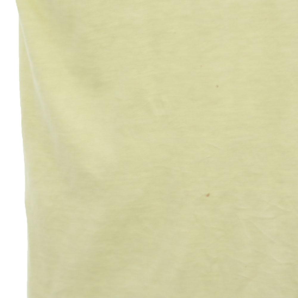 70s 80s Short Sleeve Single Stitch T-shirt Yellow Old Vintage Men's Used