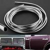 1 Roll 6M Car Styling Mouldings Door Moulding Strip Chrome Car Body Door Edge Moulding Trim Strip Scratch Guard Protector
