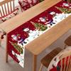 New Year Xmas Table Flag Cover Santa Claus Christmas Tablecloth  Christmas Party