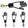 Golf Glove Holder Rack Portable Plastic Gloves Hanger with Key Chain Golf Gloves Support Gloves Stretcher Stand Golf Accessories