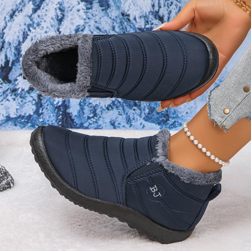 New Cotton Shoes Large Size Women's Shoes Velvet Warm Soft-soled Snow Boots Women's Thickened Winter Women's Shoes