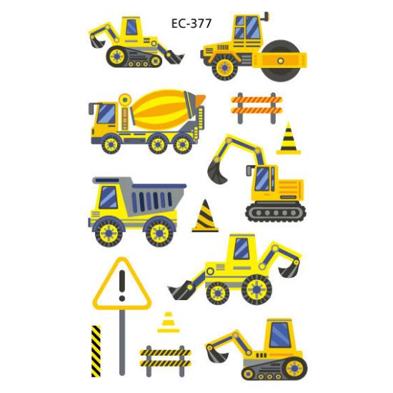 1pcs Fake Tattoo Stickers Cartoon Car Temporary Tattoo Kids Children Hands Arm DIY Body Art Temporary Tattoo Sticker