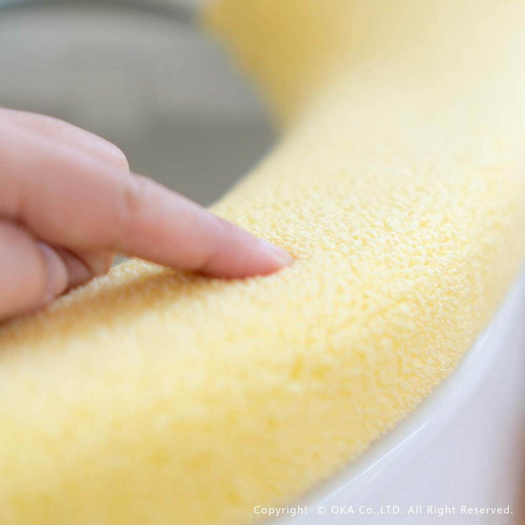 OKA Provence Ciel Toilet Seat Cover O Type Green (Nordic Stylish)