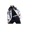 Comprehensive Training Series Full-Print Logo Zip Hooded Down Jacket Men Outerwear Pure-White 152247919-4