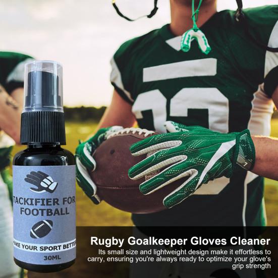 30ml Goalkeeper Glove Grip Spray Soccer Glove Grip Enhancer Tackifier Sprayer for Rugby Gloves Soccer Goalie Gloves Sticky Sprayer