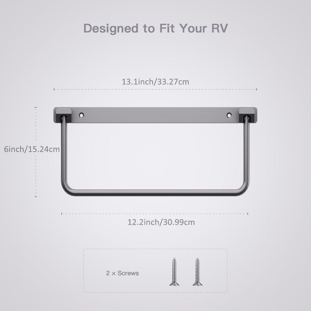 Foldable RV Shoe Rack Aluminium Alloy RV Shoe Rack Camper Shoe Storage 13.1*6*12.2inch 1 Pack