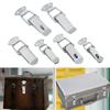 Security Toggle Latch Catch Stainless Steel Duck Billed Buckles Spring Clasp Buckle  Cabinet Boxes