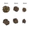 100Pcs 3 Sizes Brass Double Cap Leather Craft DIY Rapid Rivet Studs for Belts