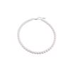 Sw Pearl Silver925 Necklace Ps083N_8Mm White Gold