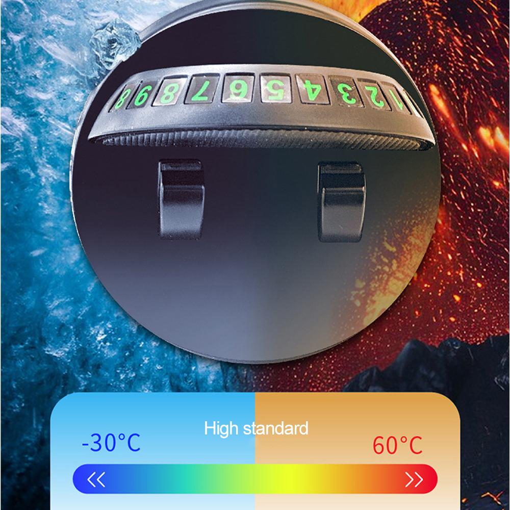 Rotatable Car Phone Holder Stand Desk Dashboard Sticking Smartphone Support GPS Navigation Car Mount With Parking Phone Number Plate