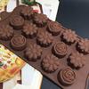 Cavity Silicone Flower Rose Chocolate Cake Soap Mold Baking Ice Tray Mould