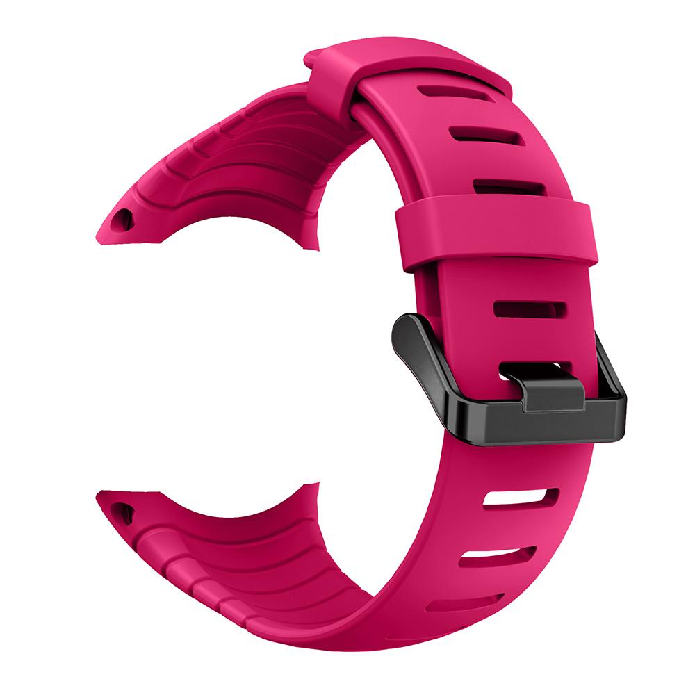 For Suunto Core Watchband High Quality Silicone Strap With Black Buckle Wristband With Texture Surface For Suunto Core