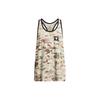 Project Rock All Over Print Training Sleeveless T-Shirt Men Tops Dusty-Pink Gray 1383226-273