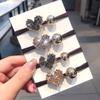 1/5pcs Hairbands Exquisite Fashion Ponytail Pretty Women Hair Bobbles Girls