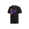 Originals Trefoil Grid Tref Tee Retro Print Sports Round Neck Short Sleeve T-Shirt Men Tops Black FM1559
