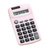 Mini Cute Calculator 8 Digits Display Solar & Battery Dual Power Portable Electronics Calculator