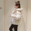 Winter New  Clothes Women's Short Loose Student Hooded Jacket Bread Clothes Women's Down Cotton Clothes