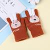 Thickened Autumn Winter Gloves Warm Warm Mittens Full Finger Gloves Hand Warmer  Boys Girls