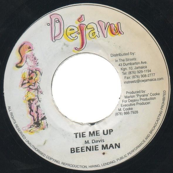7inch Record BEENIE MAN - Tie Me Up NONE Dejavu Jamaica Reggae, Ska & Dub Used