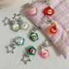 Key Decoration Cute Bag Pendant Accessories Lucky Star Keychain Cartoon Luminous Keychain