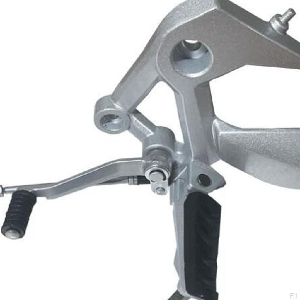 Motorcycle Left Footrest Gear Shift Lever Pedal Assembly Set Heavy-duty Front Main