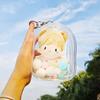 Clear Transparent Storage Case 10cm Doll Doll Display Box Gift Outdoor Bag  10cm Cotton Doll