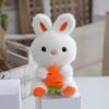 Rabbit Adorable Stuffed Animal Plushie Keychain Fluffy Bunny Doll For Gift Ideas