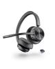 Poly Wireless Headset Voyager 4320 Microsoft Certified Bluetooth Dongle Included Noise Canceling Microphone Included Lightweight Year Manufacturer