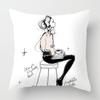 Fashion Ladies Pillowcase Home Decor Living Room Sofa Cushion Cover Home Decor Pillowcase