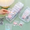 Portable Anti-Oxidation Transparent Jewelry Storage Box for Earrings, Studs, Necklaces, Rings