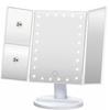 Fastrek Actress 24 LED Tabletop 2x3x Brightness Angle Storage Japanese Brand Mirror, Mirror, Lights, Mirror, Three-Sided Mirror, Magnification,