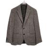 Durban Made In Japan Wool Blend Houndstooth Tailored Jacket Gray Men's Used