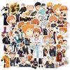 50Pcs Anime Haikyuu!! Stickers For Laptop Suitcase Volleyball Teenager Sticker