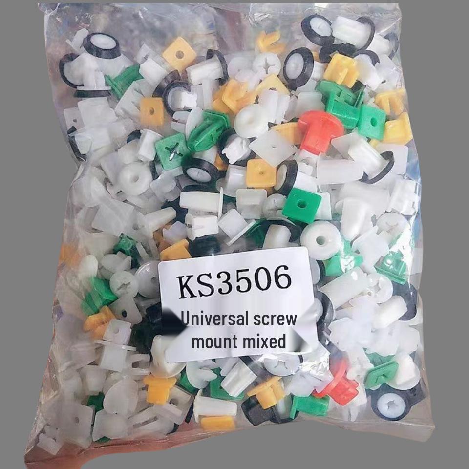 Car Plastic Mixed Assembly Fastener Set for Door Panel, Headliner, Seat, and Exterior