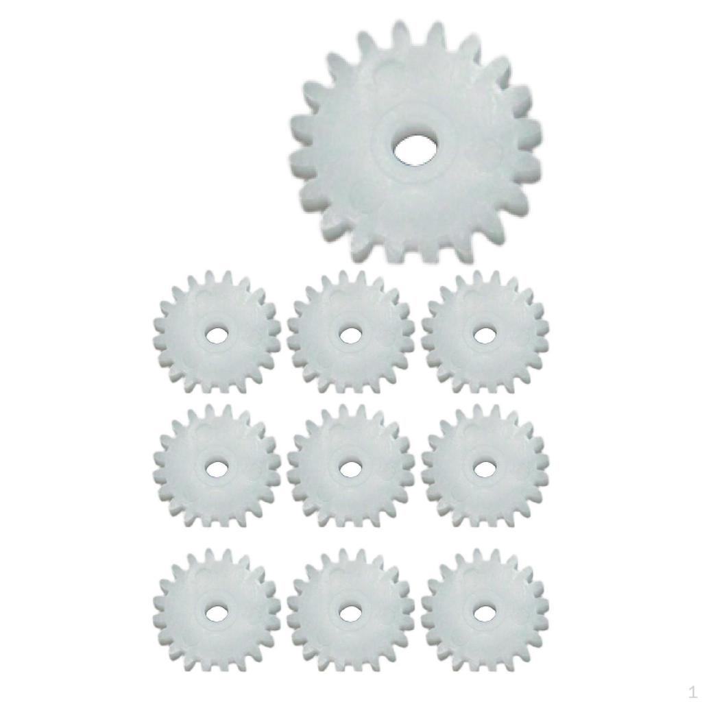 10 Pieces Transmission Gear Electric Train Accessories Single Layer for 1/87